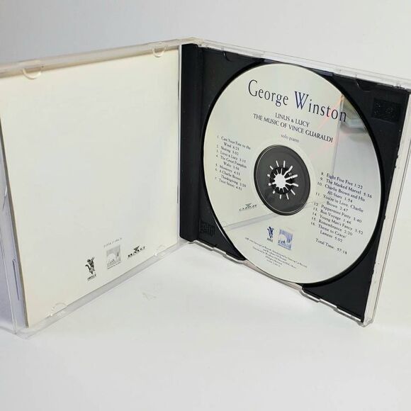 George Winston - LINUS & LUCY THE MUSIC OF VINCE GUARALDE solo piano [CD] - Picture 2 of 2
